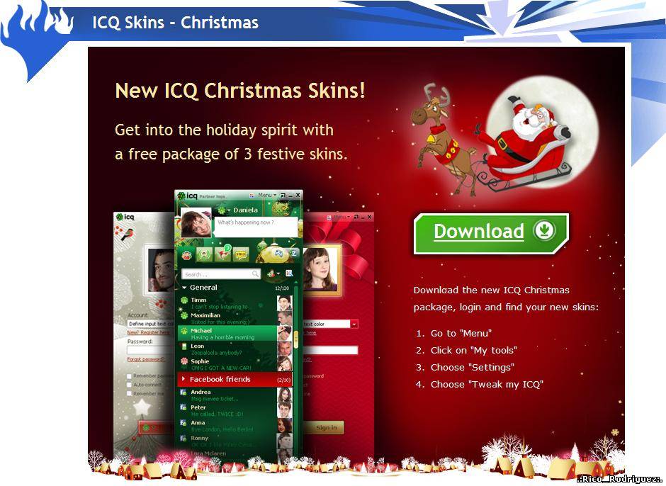 ICQ Skins - Christmas ICQ Skins - Christmas